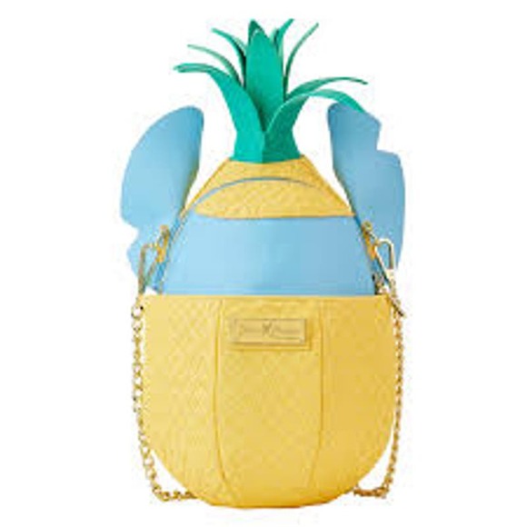 Loungefly Stitch Shoppe Lilo and Stitch Figural Pineapple Crossbody Bag - Picture 2 of 9
